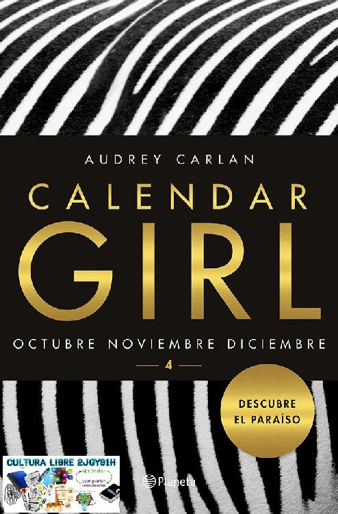 Calendar Girl 4 Octubre Noviembre Diciembre